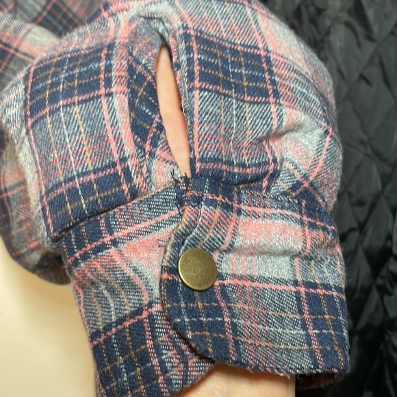 Visive The Jacob Quilted Mens Button Down Flannel Jacket - Picture 16 of 17
